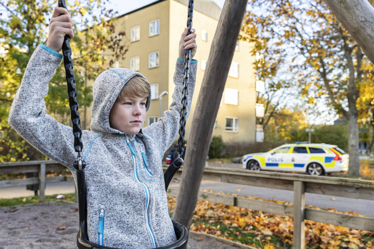 Pojke i gunga